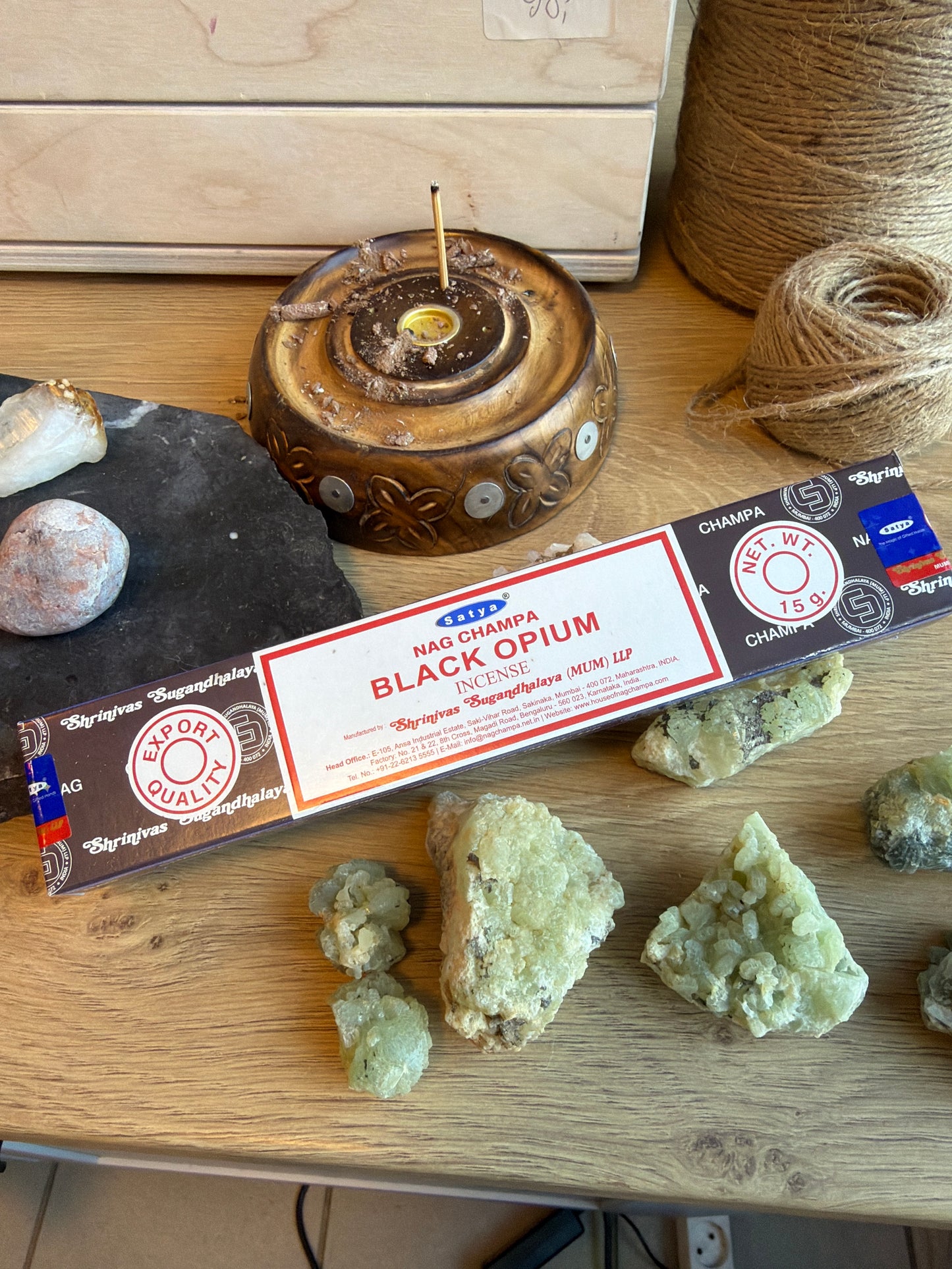 Satya incense is 100% natural.