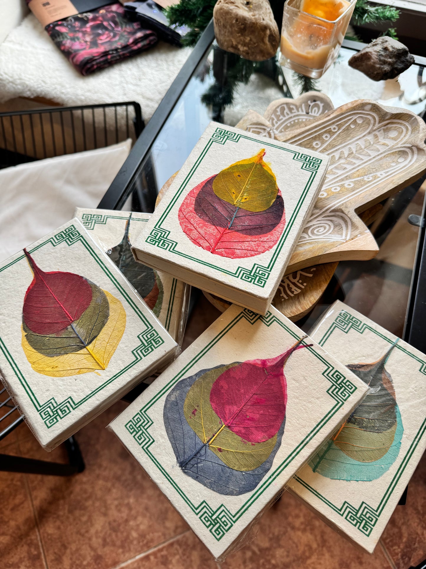 Med Lokta Bougainvillea piezīmju grāmata (15 × 12 cm)