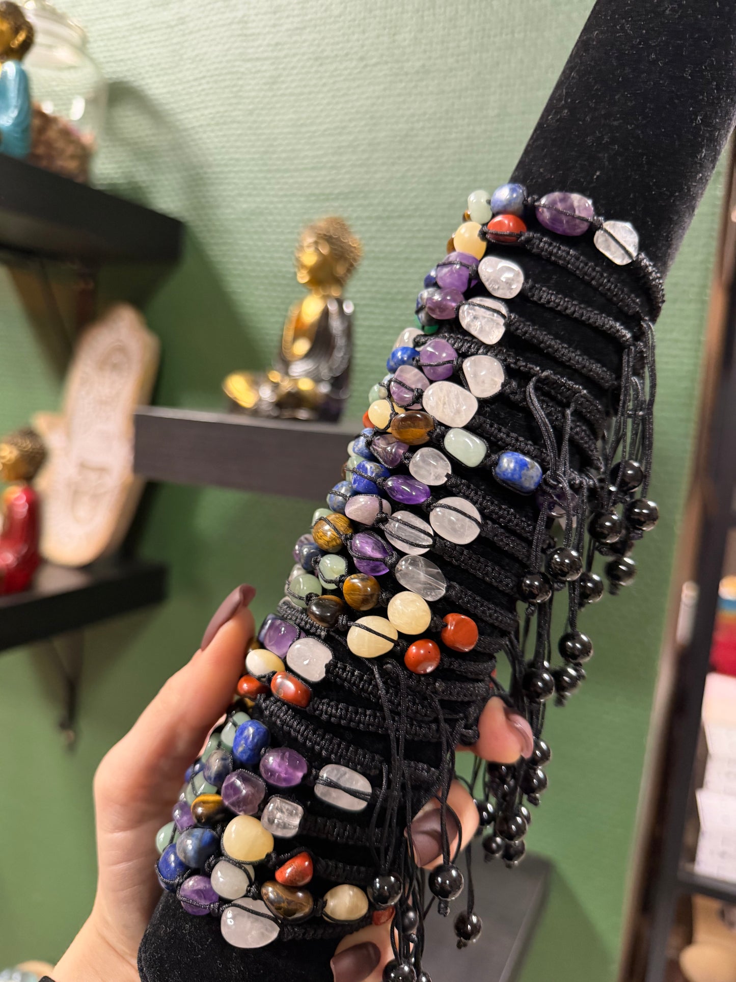 Mezglota 7 čakru rokassprādze