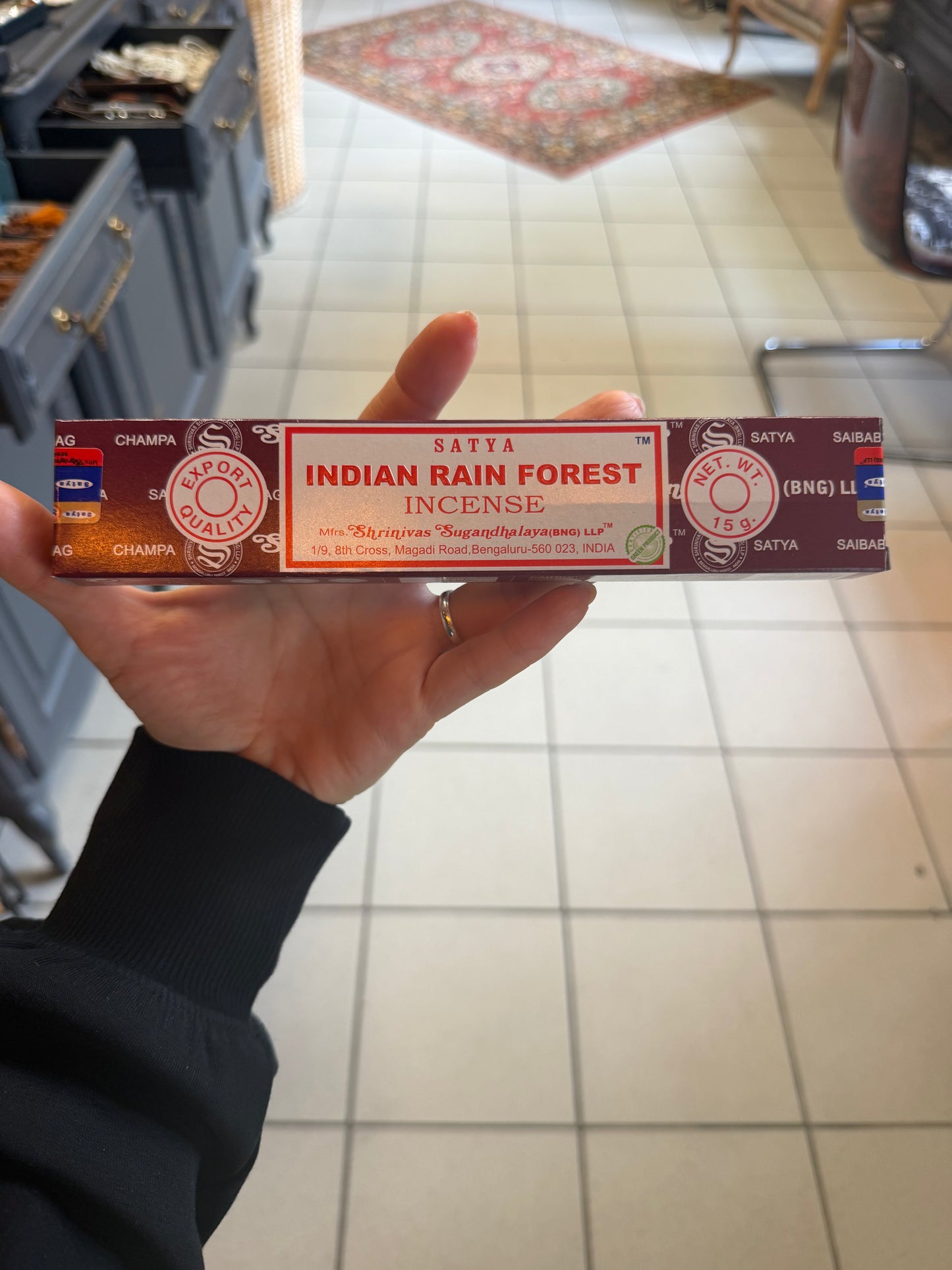 Satya incense is 100% natural.