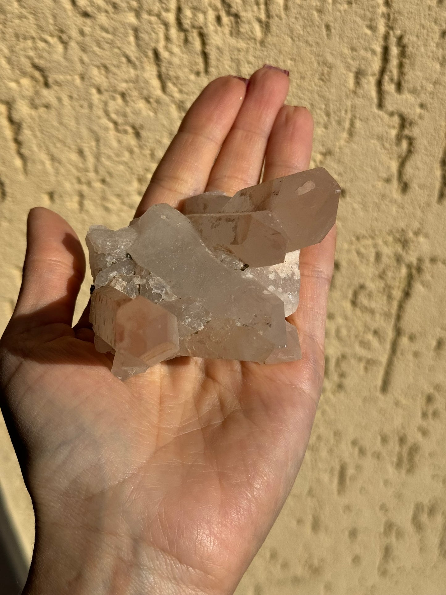 Lemūrijas kvarca lauska (208 g)