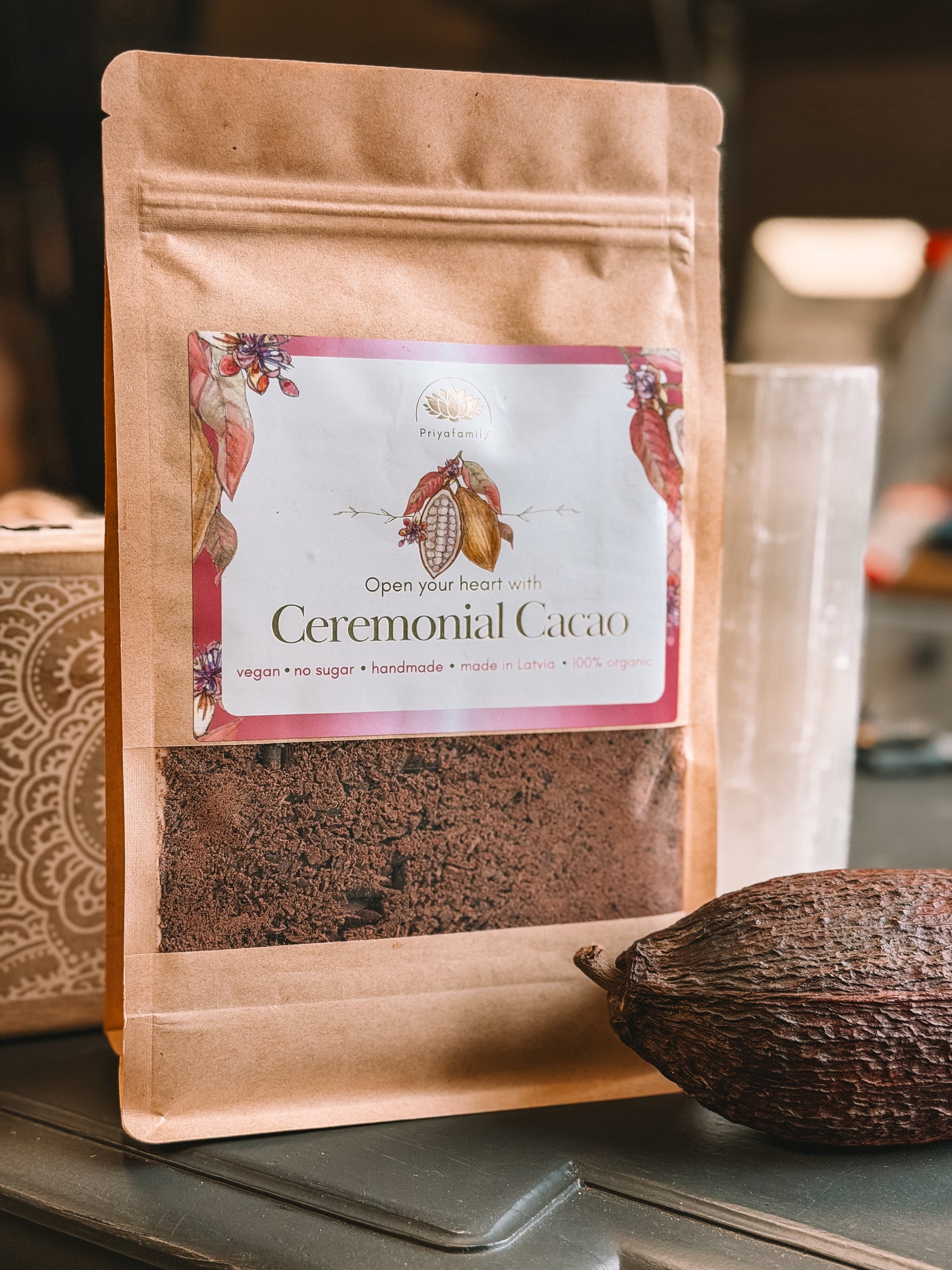 Ceremoniālais kakao un produkti