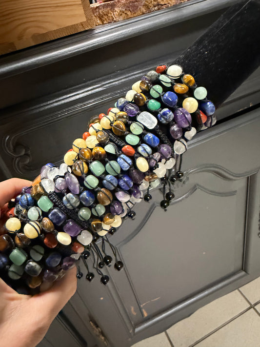 Mezglota 7 čakru rokassprādze