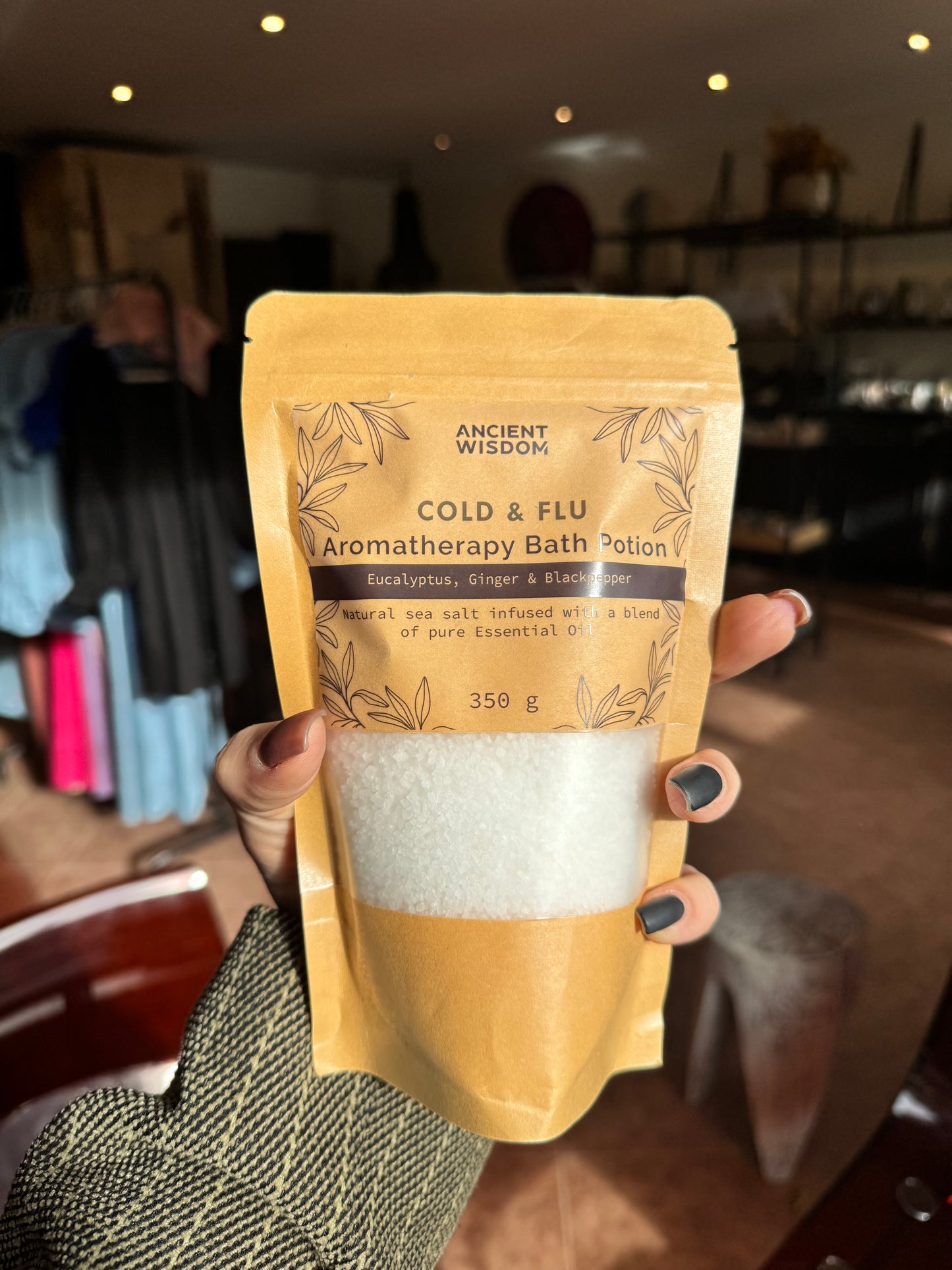 Aromterapijas vannas eliksīrs - jūras sāls (350 g)