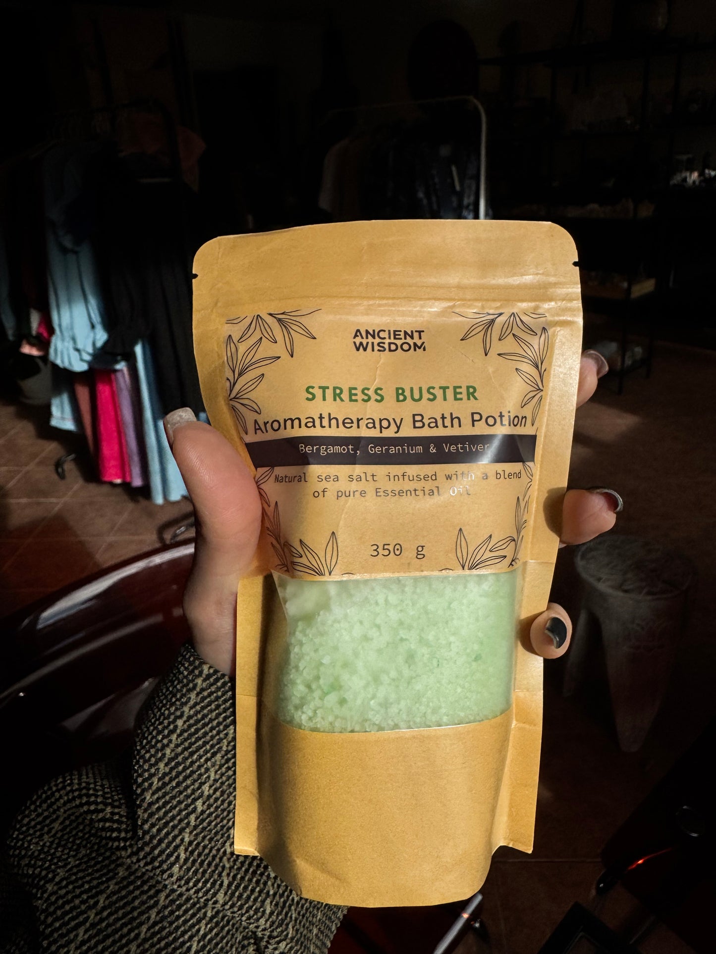 Aromterapijas vannas eliksīrs - jūras sāls (350 g)