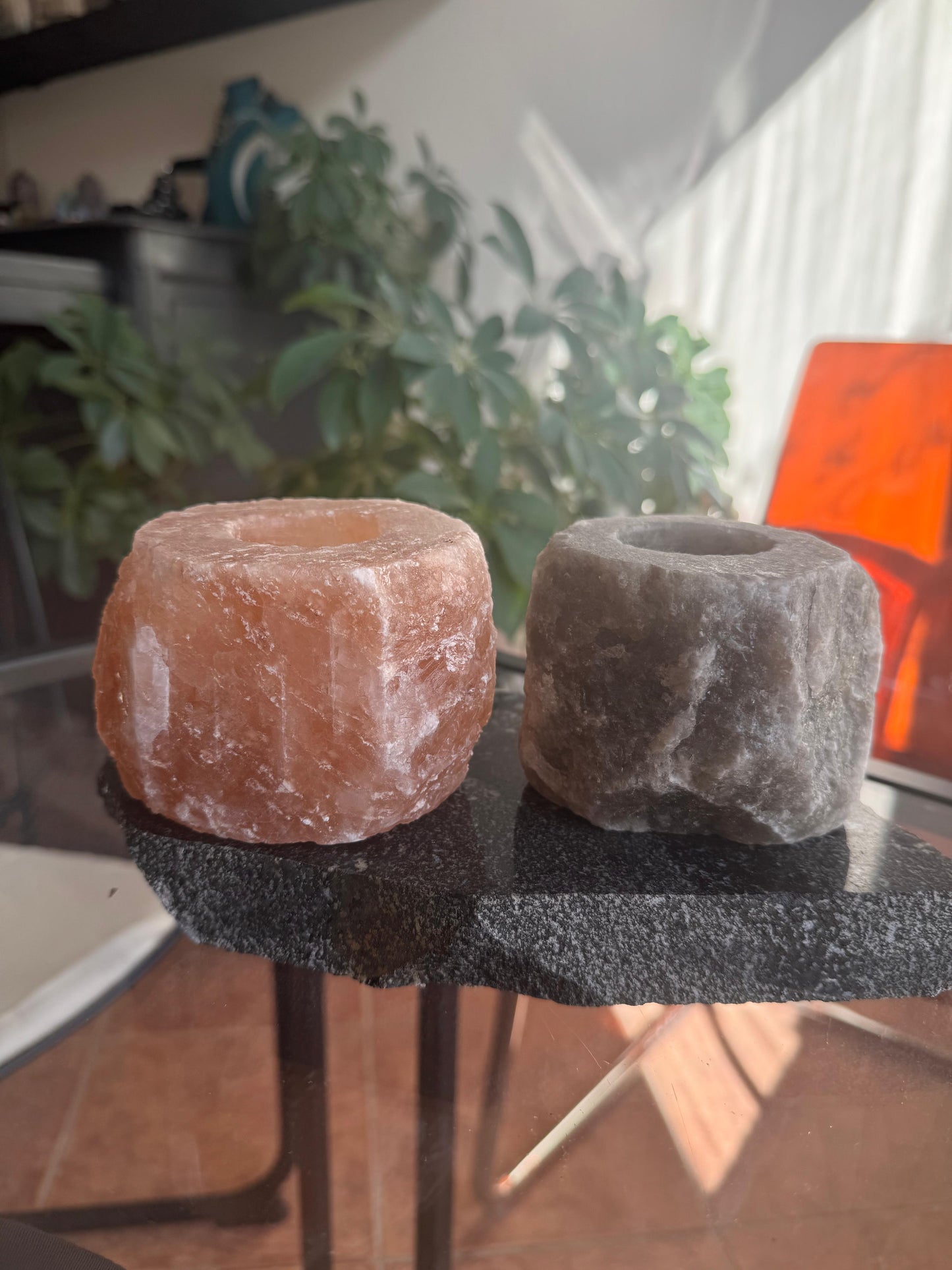 Himalaju sāls svečturis (~900g)