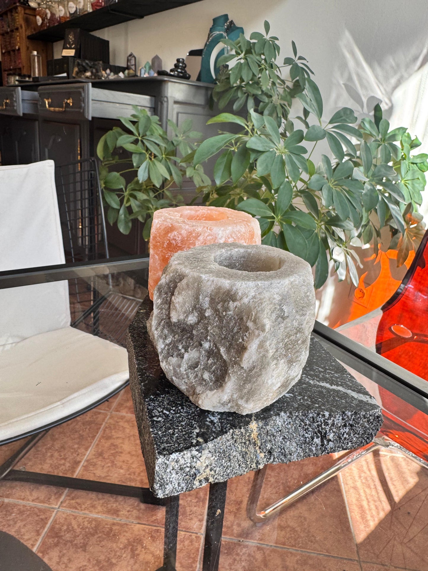Himalaju sāls svečturis (~900g)