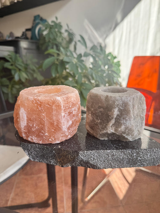 Himalaju sāls svečturis (~900g)